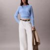 Smooth Cotton Monogram Sweater