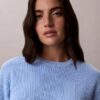 Smooth Cotton Monogram Sweater