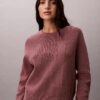 Smooth Cotton Monogram Sweater