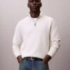 Smooth Cotton Quarter Zip Sweater Smooth Cotton Quarter Zip Sweater