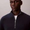 Smooth Cotton Quarter Zip Sweater Smooth Cotton Quarter Zip Sweater