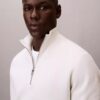 Smooth Cotton Quarter Zip Sweater Smooth Cotton Quarter Zip Sweater