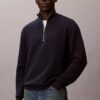 Smooth Cotton Quarter Zip Sweater Smooth Cotton Quarter Zip Sweater
