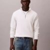 Smooth Cotton Quarter Zip Sweater Smooth Cotton Quarter Zip Sweater