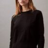 Smooth Cotton Relaxed Monogram Sweater Smooth Cotton Relaxed Monogram Sweater