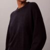 Smooth Cotton Relaxed Monogram Sweater Smooth Cotton Relaxed Monogram Sweater