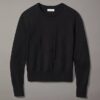 Smooth Cotton Relaxed Monogram Sweater Smooth Cotton Relaxed Monogram Sweater