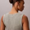 Smooth Cotton Rib Button-Down Tank Top Smooth Cotton Rib Button-Down Tank Top