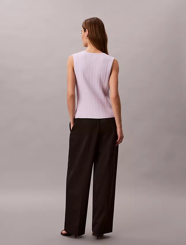 Smooth Cotton Rib Button-Down Tank Top Smooth Cotton Rib Button-Down Tank Top