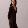Smooth Cotton Rib Duster