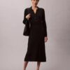 Smooth Cotton Rib Midi Dress