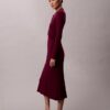 Smooth Cotton Rib Midi Dress