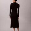 Smooth Cotton Rib Midi Dress