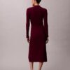 Smooth Cotton Rib Midi Dress