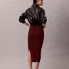 Smooth Cotton Rib Midi Skirt Smooth Cotton Rib Midi Skirt