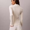 Smooth Cotton Rib Polo Cardigan Smooth Cotton Rib Polo Cardigan