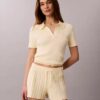 Smooth Cotton Rib Polo T-Shirt Smooth Cotton Rib Polo T-Shirt