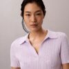 Smooth Cotton Rib Polo T-Shirt Smooth Cotton Rib Polo T-Shirt