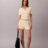 Smooth Cotton Rib Polo T-Shirt Smooth Cotton Rib Polo T-Shirt