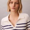 Smooth Cotton Rib Polo T-Shirt