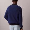 Smooth Cotton Waffle Polo Sweater Smooth Cotton Waffle Polo Sweater