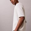 Smooth Cotton Waffle Sweater Polo Shirt
