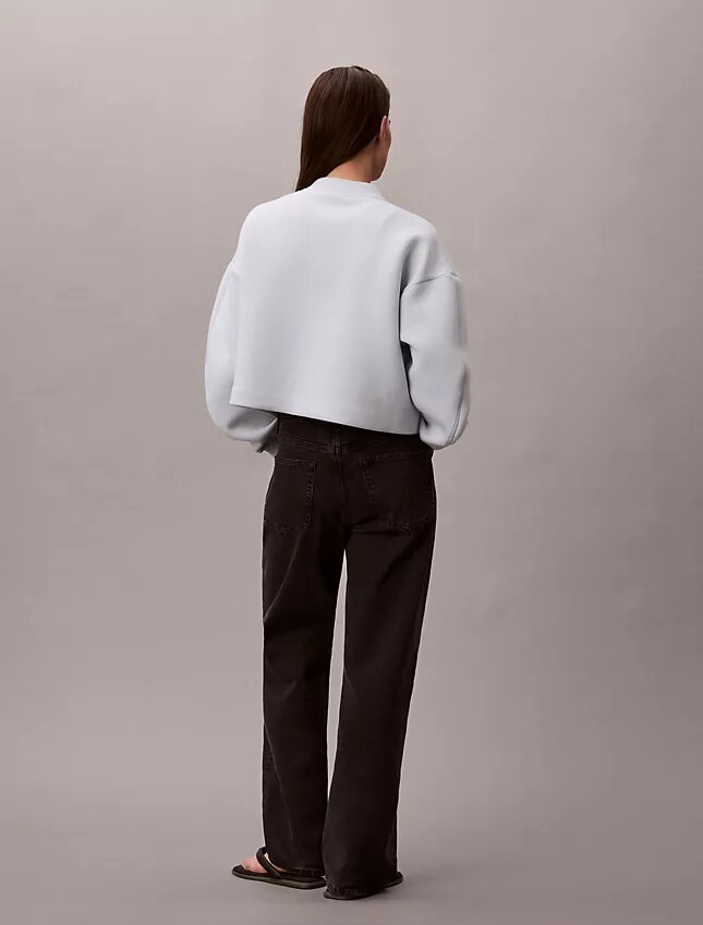 Smooth Cropped Relaxed Bomber Jacket Smooth Cropped Relaxed Bomber Jacket