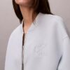 Smooth Cropped Relaxed Bomber Jacket Smooth Cropped Relaxed Bomber Jacket