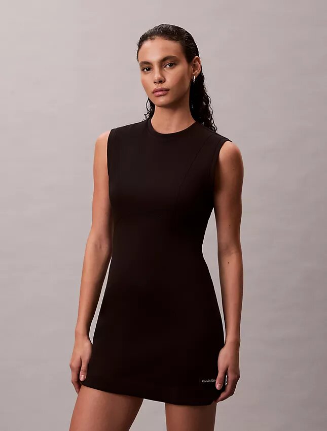 Smooth Sleeveless Mini Dress Smooth Sleeveless Mini Dress