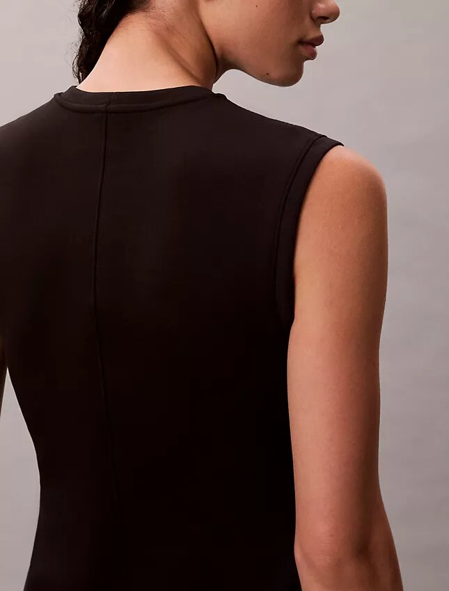 Smooth Sleeveless Mini Dress Smooth Sleeveless Mini Dress