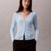 Smooth Variegated Rib Sweater Cardigan Smooth Variegated Rib Sweater Cardigan