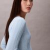 Smooth Variegated Rib Sweater Cardigan Smooth Variegated Rib Sweater Cardigan