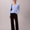 Smooth Variegated Rib Sweater Cardigan
