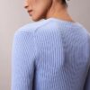Smooth Variegated Rib Sweater Cardigan