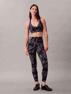 Soft Sport Abstract Print 7/8 Leggings