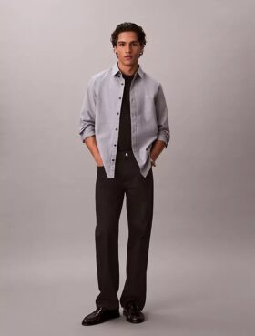 Solid Classic Oxford Button-Down Shirt