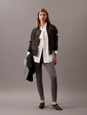 Solid Ponte Skinny Pants
