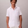Solid Seersucker Classic Button-Down Shirt Solid Seersucker Classic Button-Down Shirt