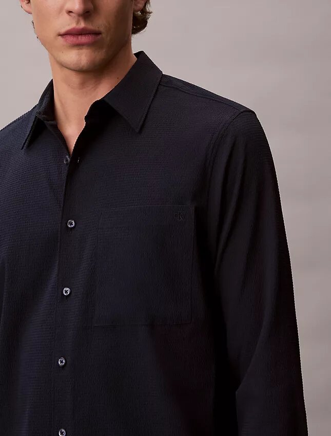 Solid Seersucker Classic Shirt Solid Seersucker Classic Shirt