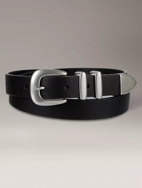 Solid Square Buckle Belt
