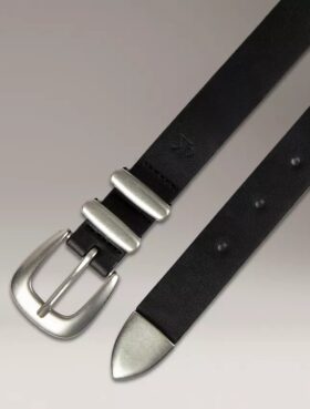 Solid Square Buckle Belt