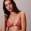 Solid Triangle Swim Bikini Top
