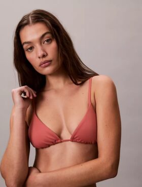 Solid Triangle Swim Bikini Top Solid Triangle Swim Bikini Top