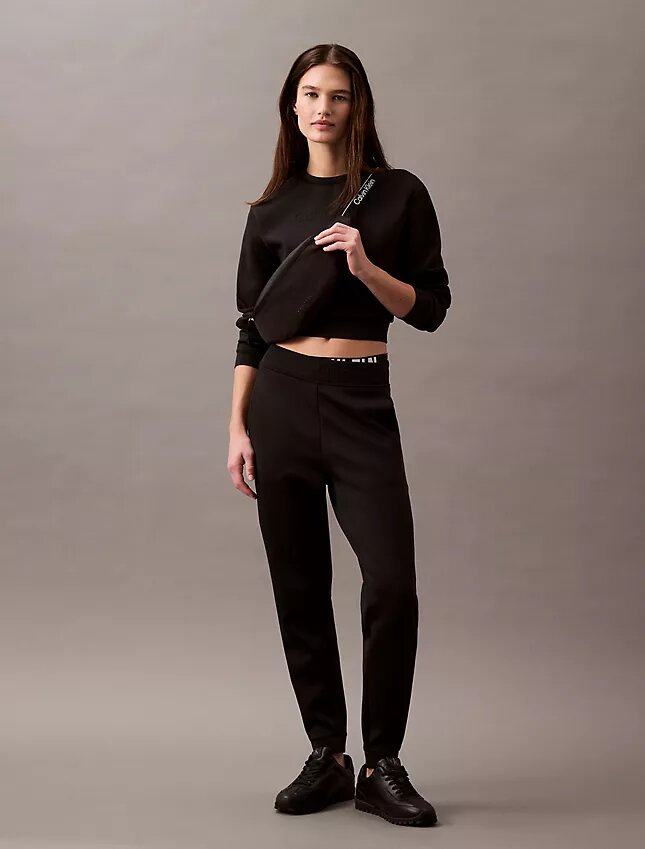 Spacer Cropped Crewneck Sweatshirt Spacer Cropped Crewneck Sweatshirt