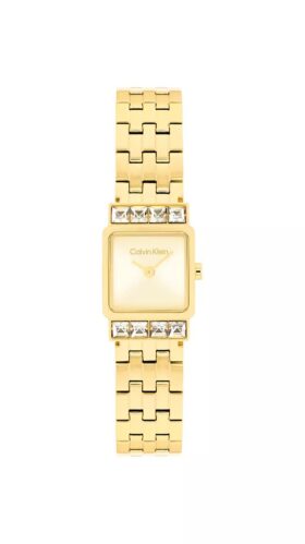 Square Dial Link Bracelet Watch