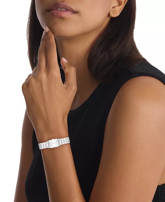 Square Dial Link Bracelet Watch Square Dial Link Bracelet Watch