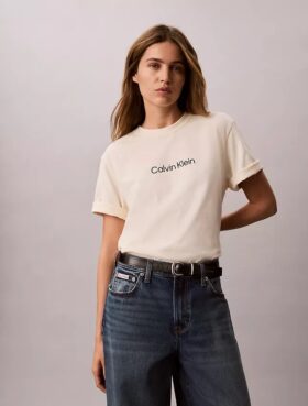 Standard Logo Boxy Fit Crewneck T-Shirt