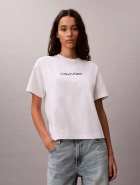 Standard Logo Boxy Fit Crewneck T-Shirt