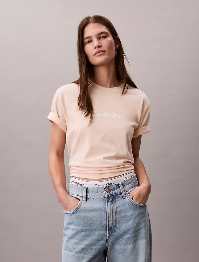 Standard Logo Boxy Fit Crewneck T-Shirt Standard Logo Boxy Fit Crewneck T-Shirt