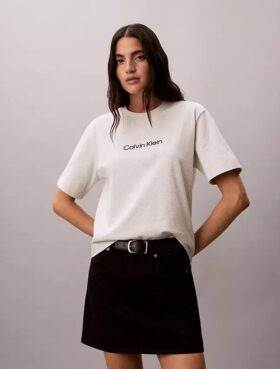 Standard Logo Boxy Fit Crewneck T-Shirt